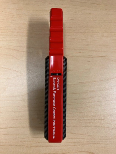 Recalled lighter warning label 