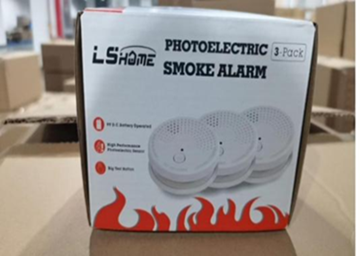 LShome Photoelectric Smoke Detector Fire Alarms Recalled Due Failure to Warn During Fire Posing Serious Injury or Death Hazard; Sold Exclusively on Amazon.com by TIANJINSHIHAOWEIXINSHENGJIDIANANZHUANGGONGCHENG