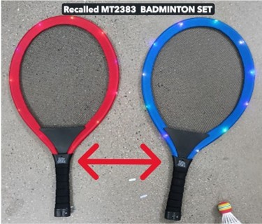 Missry Associates Recalls Misco Sports Badminton Toy Sets Due to Risk of Serious Injury or Death from Battery Ingestion; Violates Mandatory Standard for Toys