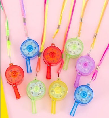 Recalled Cardpack Flashing Whistle Necklace (Item# ZS166)