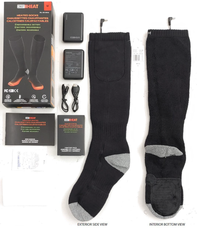 32 Degrees Recalls Heated Socks Due to Burn Hazard