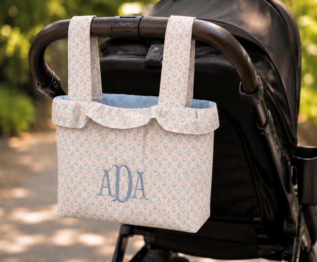 Recalled heart tulip stroller bag