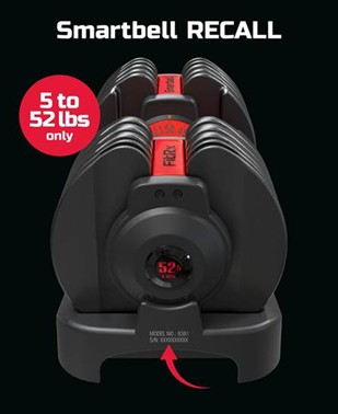 Tzumi Electronics Recalls FitRx SmartBell Quick-Select Adjustable Dumbbells Due to Serious Injury from Impact Hazard