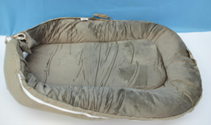 Recalled BBWOO Baby Lounger in Khaki