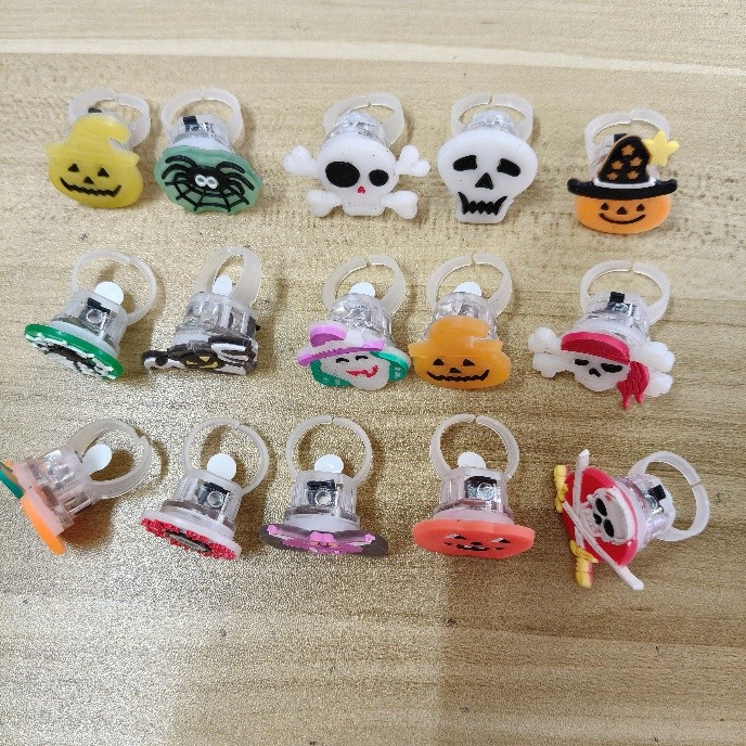 Recalled Gavoyeat Halloween Light-Up Rings Party Favors