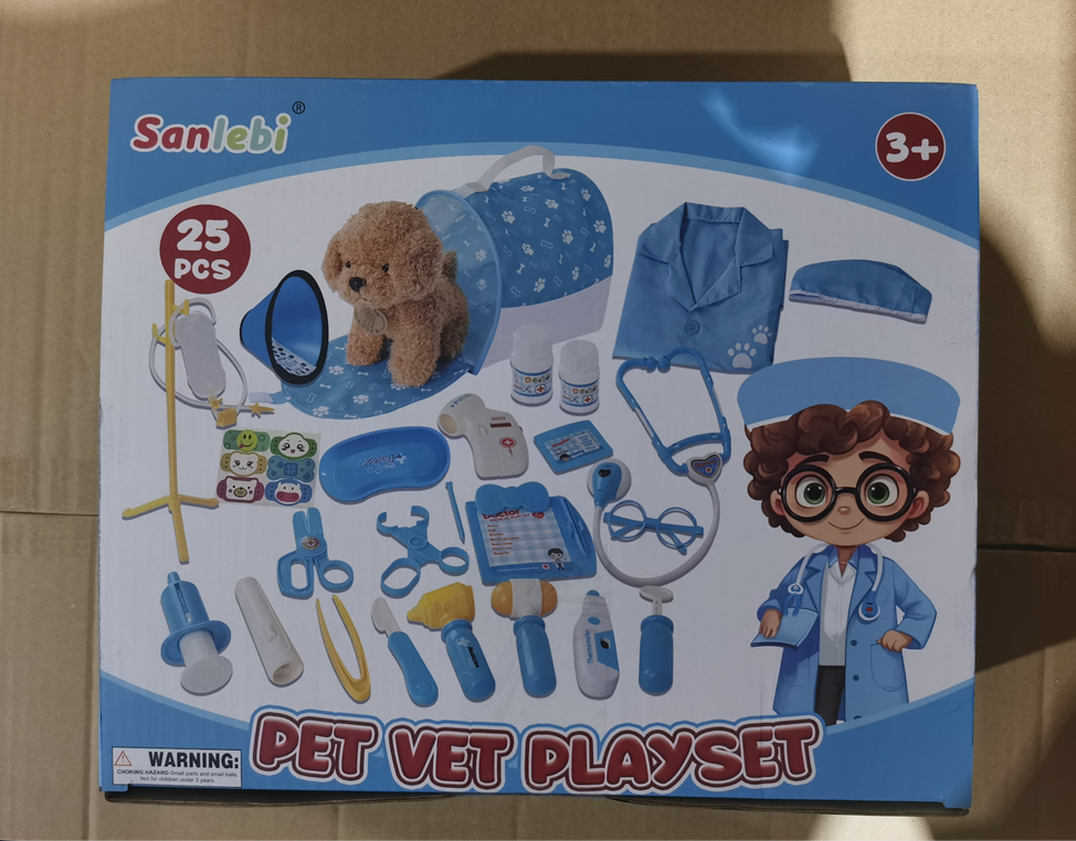 Sanlebi Pet Vet Playsets Recalled Due to Risk of Serious Injury or Death from Battery Ingestion; Violates Mandatory Standard for Toys; Sold on Amazon by Letokids